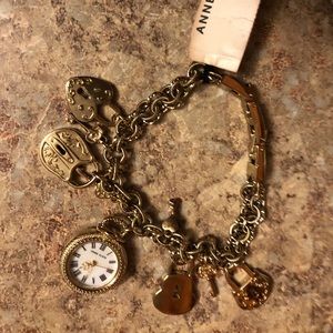 Brand New with Tags Anne Klein charm bracelet